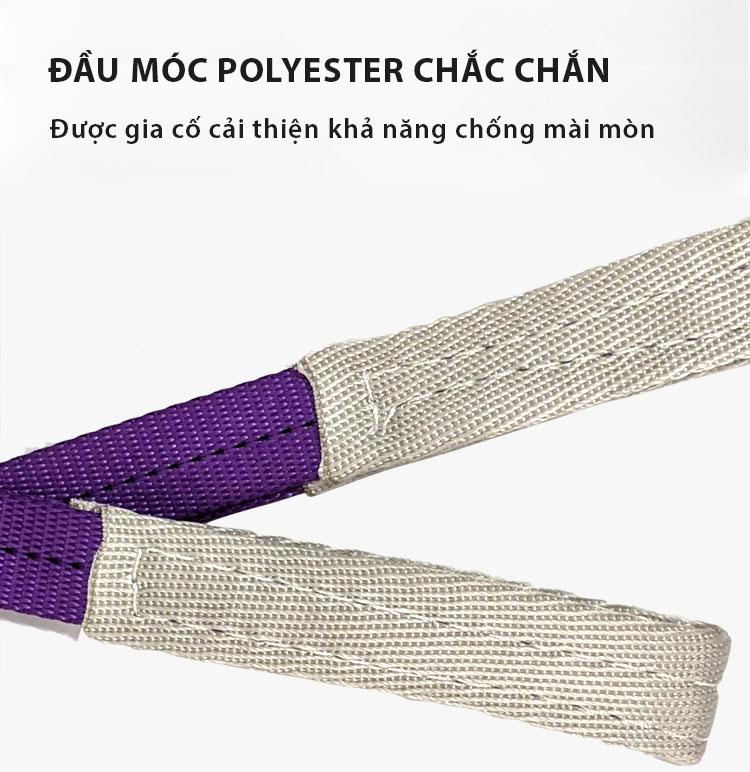 đầu móc chất liệu polyester tăng khả năng chống mài mòn